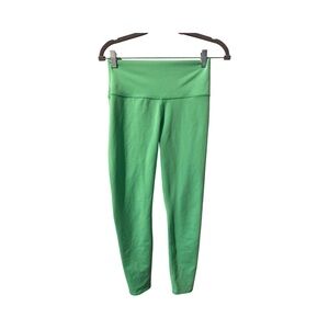 ALO Yoga Vibrant Green Athletic Workout Leggings High Waisted Size Medium